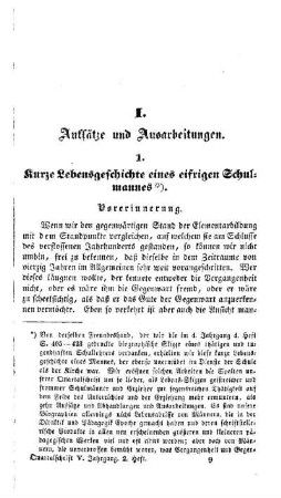 Kurze Lebensgeschichte eines eifrigen Schulmannes