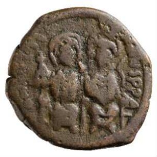 Münze, Follis, 574 / 575