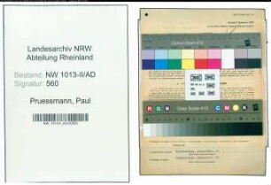 Entnazifizierung Paul Pruessmann , geb. 26.07.1886 (Staedtischer Tierarzt)