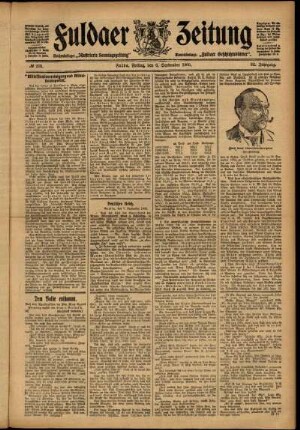 Ausgabe vom Freitag, den 08. September 1905.
