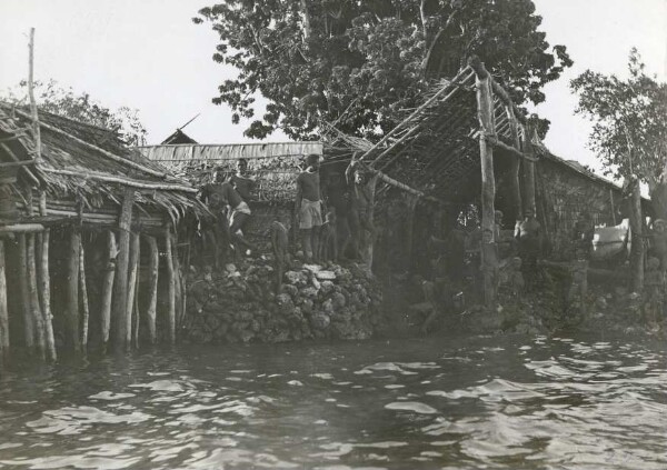 "Landing site of the men on Adegege, Malaita"