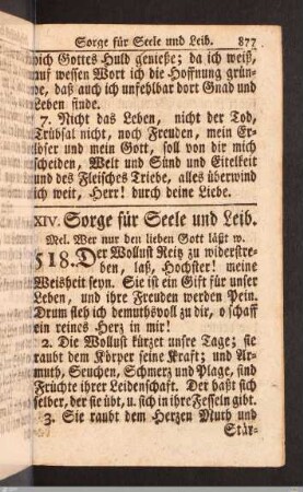 Sorge für Seele und Leib.