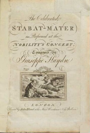 The celebrated stabat-mater : as performed at the nobility's concert
