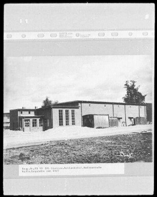 Güstrow, Hafenstraße. Schlachthof (wohl im Bau)