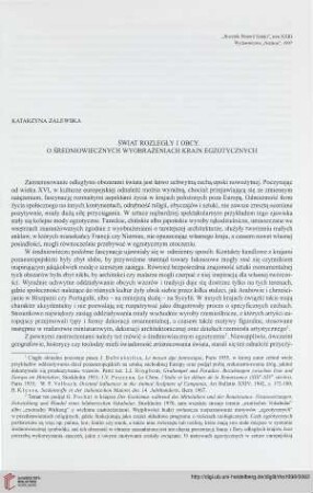 23: Świat rozległy i obcy : o średniowiecznych wyobrażeniach krain egzotycznych