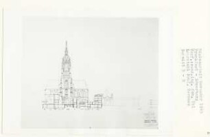 Frankfurt-Römerberg (Diplomarbeit bei Bernhard Hermkes): Schnitt 1:200
