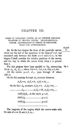 Chapter III. Forms of Parabolic Curves at an Infinite Distance.