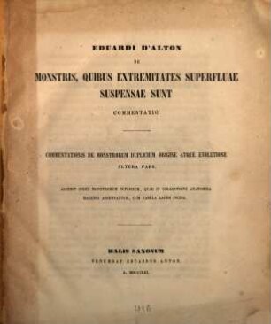 De monstrorum duplicium origine atque evolutione commentatio : Cam tabu la acri incisa, 2.
