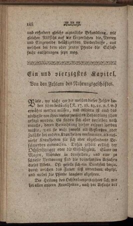 Ein und vierzigstes Kapitel. - Acht und vierzigstes Kapitel.