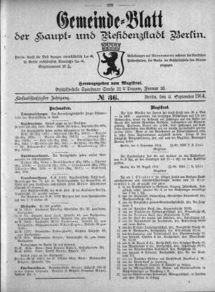 1914,36: No. 36, 6. September 1914