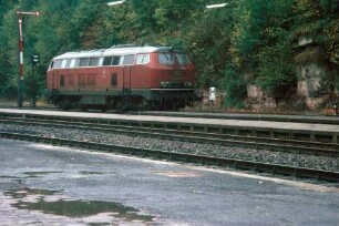 Calw Lok 215 068 Lz Ausfahrsignal Gleissperrsignal