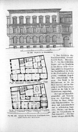 Fig. 204-206. Gebäude der Norddeutschen Grund-Kredit-Bank