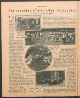 Las escuelas al aire libre de Londres