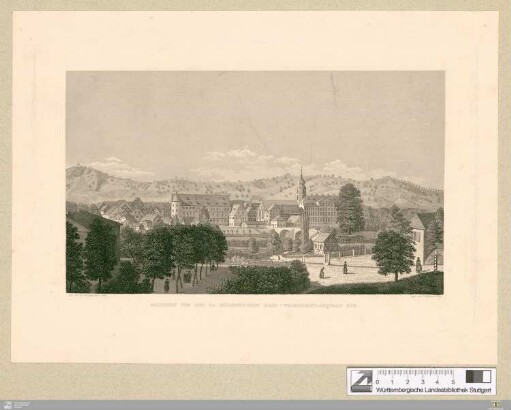 Gaildorf von der Dr. Mösner'schen Kalt-Wasserheilanstalt aus