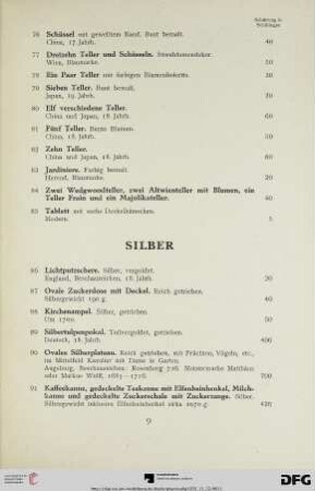 Silber (Nr. 86-101)