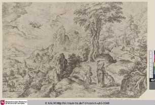 [Landschaft mit der Opferung des Isaak; Landscape with Abraham's Sacrificie]