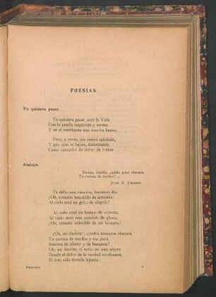 Poesías : Yo quisiera pasar... [y] Aleluya [y] El cielo de mi pueblo