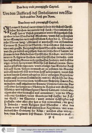 Das drey und zwentzigst Capitel.