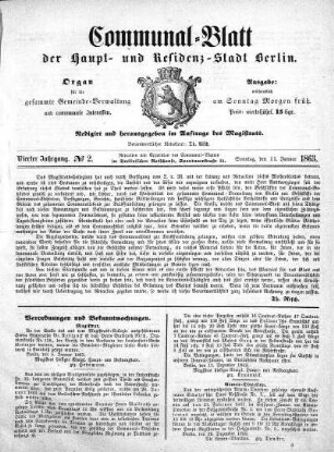 1863,2: No. 2, 11. Januar 1863