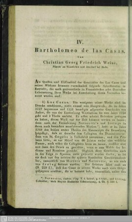 Bartholomeo de las Casas