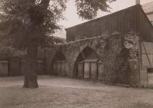 Döbeln, Rest der Stadtmauer am Lutherplatz