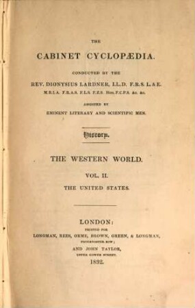 The history of the Western world. 2, The United States