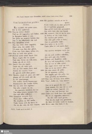 Vom heimelichim geriht Gotes