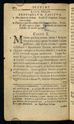 464-467, Liber XXXIII. Breviarivm Capitvm