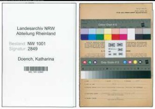 Entnazifizierung Katharina Doench, geb. 07.09.1900 ()