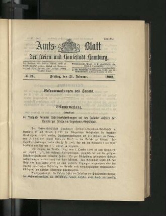No. 24. 21. Februar. 1902.