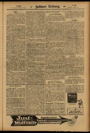 Zweite Ausgabe vom Donnerstag, den 02. Oktober 1913.