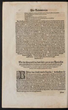 Wie die fürnembsten/ und diser zeit in den Apotecken gebrepchlichsten Pillen/ / ordenlichen vermischt/ rechtgeschaffen bereitet/ ...
