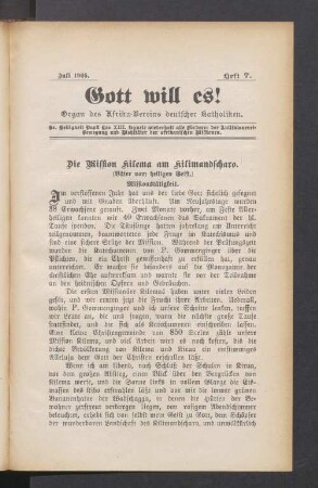 Juli 1905. Heft 7