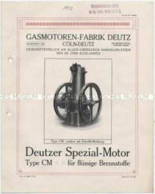 Spezialmotor für flüssige Brennstoffe