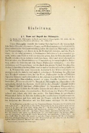 Geschichte der Philosophie