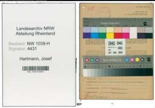 Entnazifizierung Josef Hartmann , geb. 24.09.1891 ()