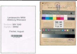 Entnazifizierung August Fischer , geb. 11.04.1894 (Werkmeister)