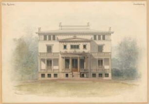 Villa Bleichröder, Berlin-Charlottenburg: Ansicht der Gartenseite