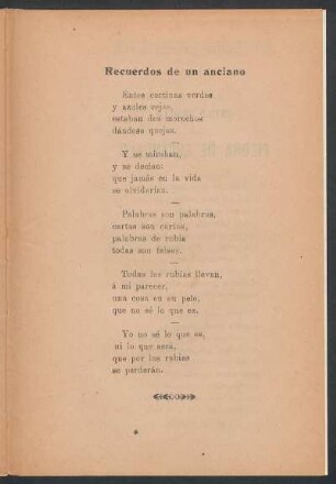 Recuerdos de un anciano