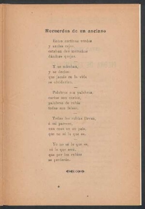Recuerdos de un anciano