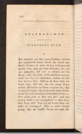 Siebentes Buch.