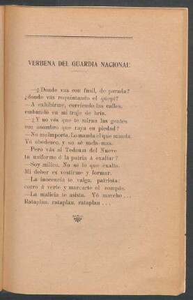 Verbena del Guardia Nacional