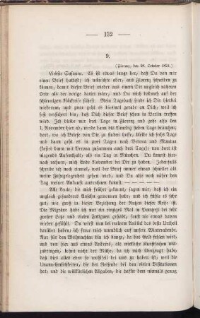 9. (Florenz, den 28. Oktober 1824.)