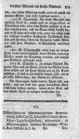 Dispensatorium pharmaceuticum Brunsvicense.