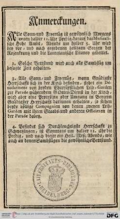 Anmerckungen