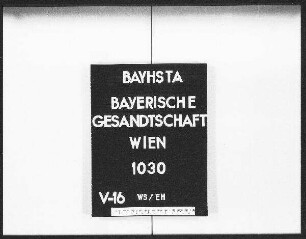Beschwerde des Weinwirts Frank in München gegen das kaiserliche Mautamt zu Ybbs