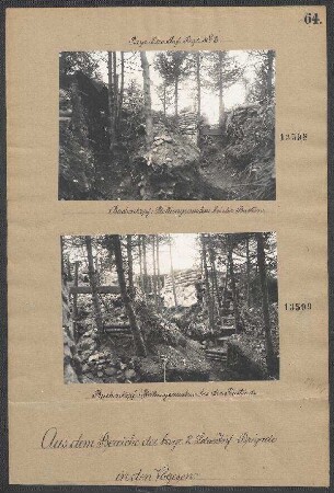 Buchenkopf: Stellungsausbau bei der Bastion