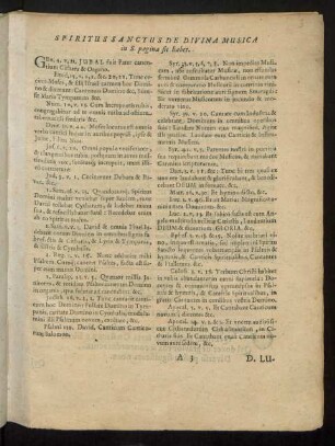 Spiritus Sanctus De Divina Musica in S. pagina sic habet.
