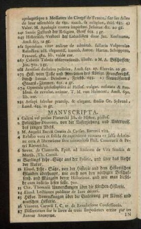 Manuscripta