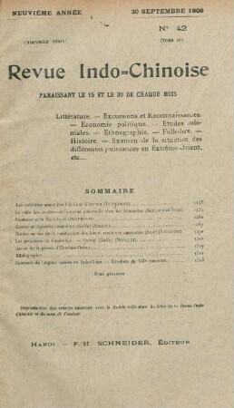 30 Septembre 1906. No. 42